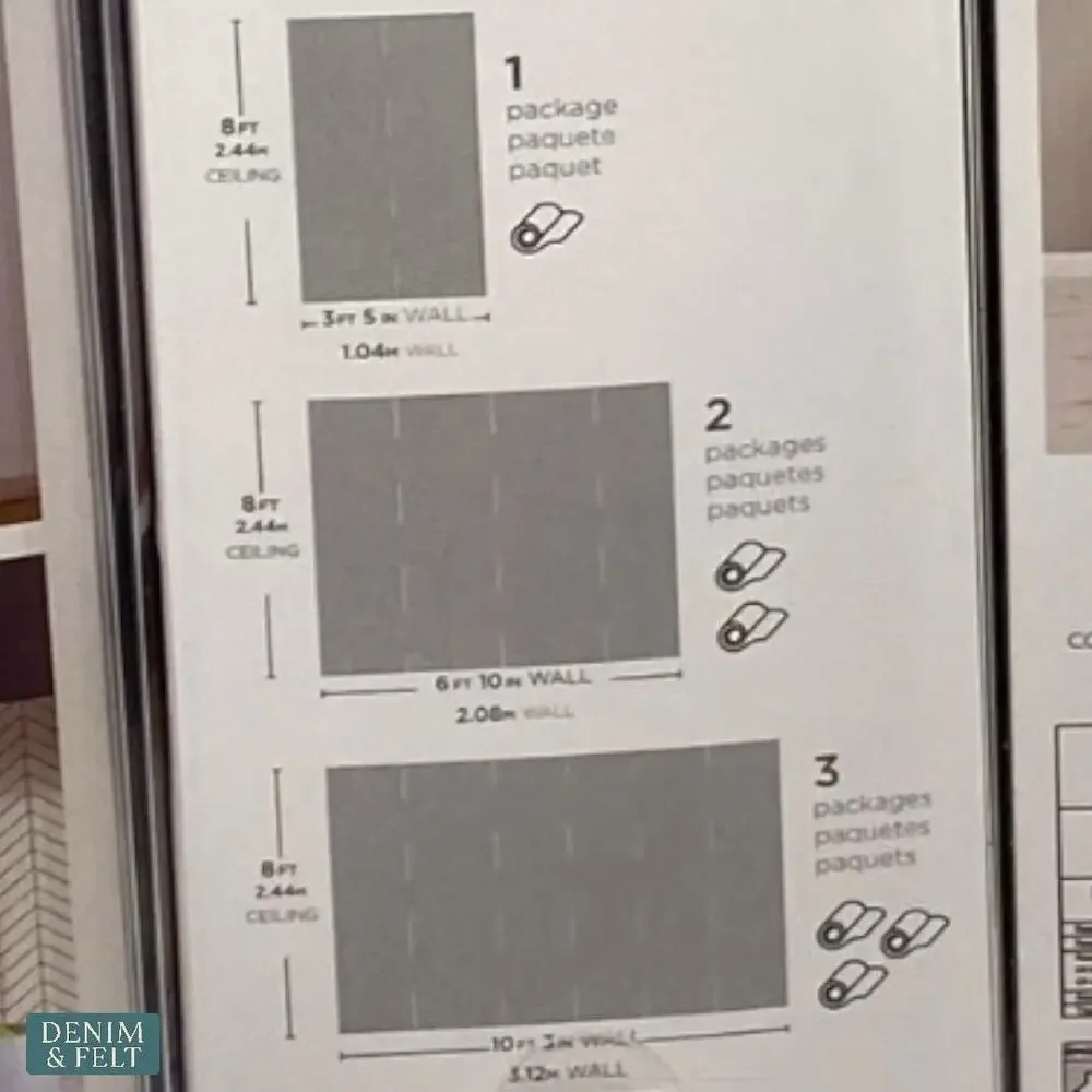 WallPops NuWallpaper Harper Grey Peel & Stick Removable Wallpaper Roll NEW